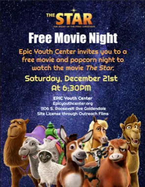 Poster for a movie night